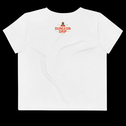 Rogue, Female, D&D, Dungeons & Dragons, Dungeons and Dragons, Crop Tee, Crop Top, Ghostin', Dungeon Drip D&D Shirt, D&D Crop Top, TTRPG Shirt, TTRPG Crop Top