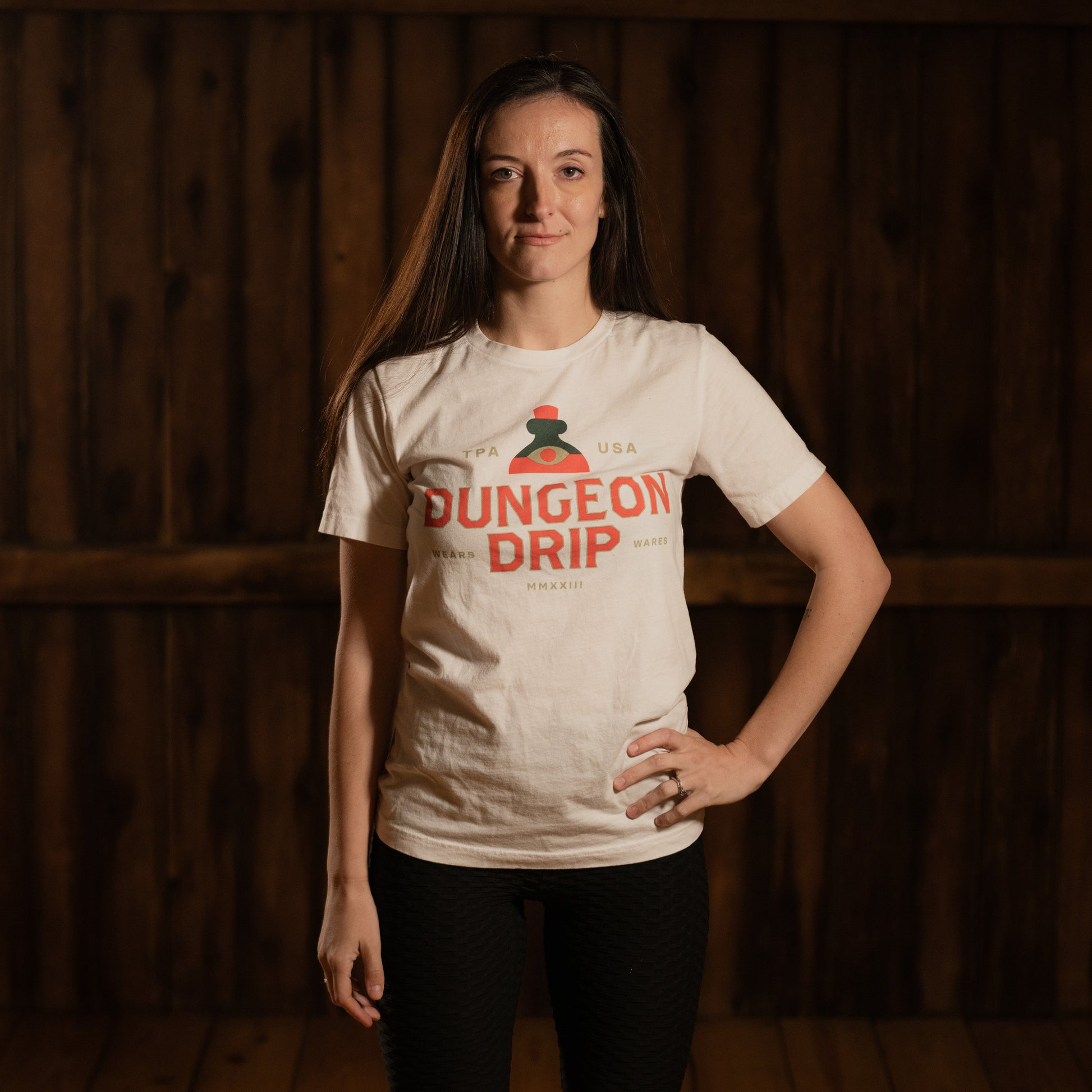 Classic Dungeon Drip, T-Shirt, Shirt Dungeons & Dragons, Dungeons And Dragons, D&D, 5E T-Shirt, White, Dungeon Master, Pathfinder, RPG, TTRPG