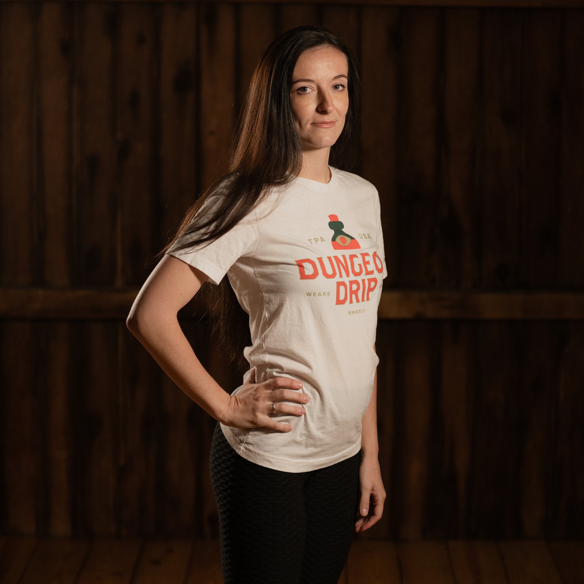 Classic Dungeon Drip, T-Shirt, Shirt Dungeons & Dragons, Dungeons And Dragons, D&D, 5E T-Shirt, White, Dungeon Master, Pathfinder, RPG, TTRPG