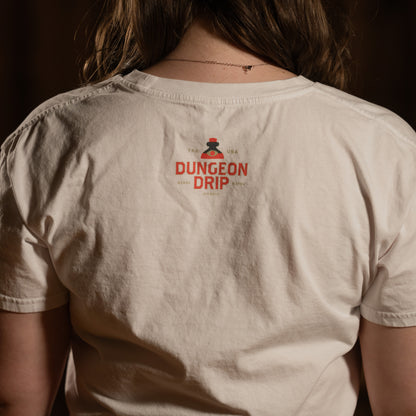 Dungeon Drip, Parapet, Crop Top, D&D, DND, Dungeons & Dragons, Dungeons and Dragons, Dungeon Master, Pathfinder, T-Shirt