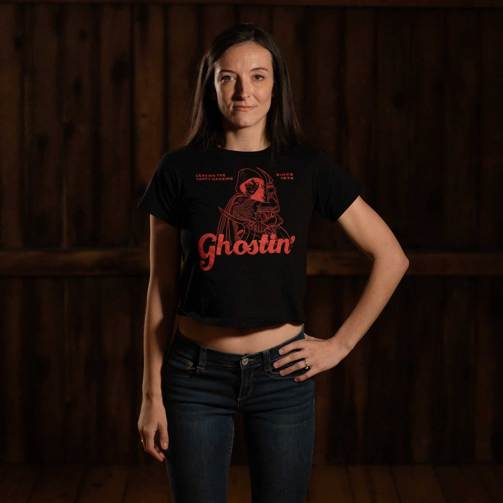 Dungeons & Dragons, Dungeons And Dragons, Female, Rogue Thief, D&D, 5E, High-waisted T-shirt, T-shirt, Black, Dungeon Master, Class, Ghostin', TTRPG, Pathfinder