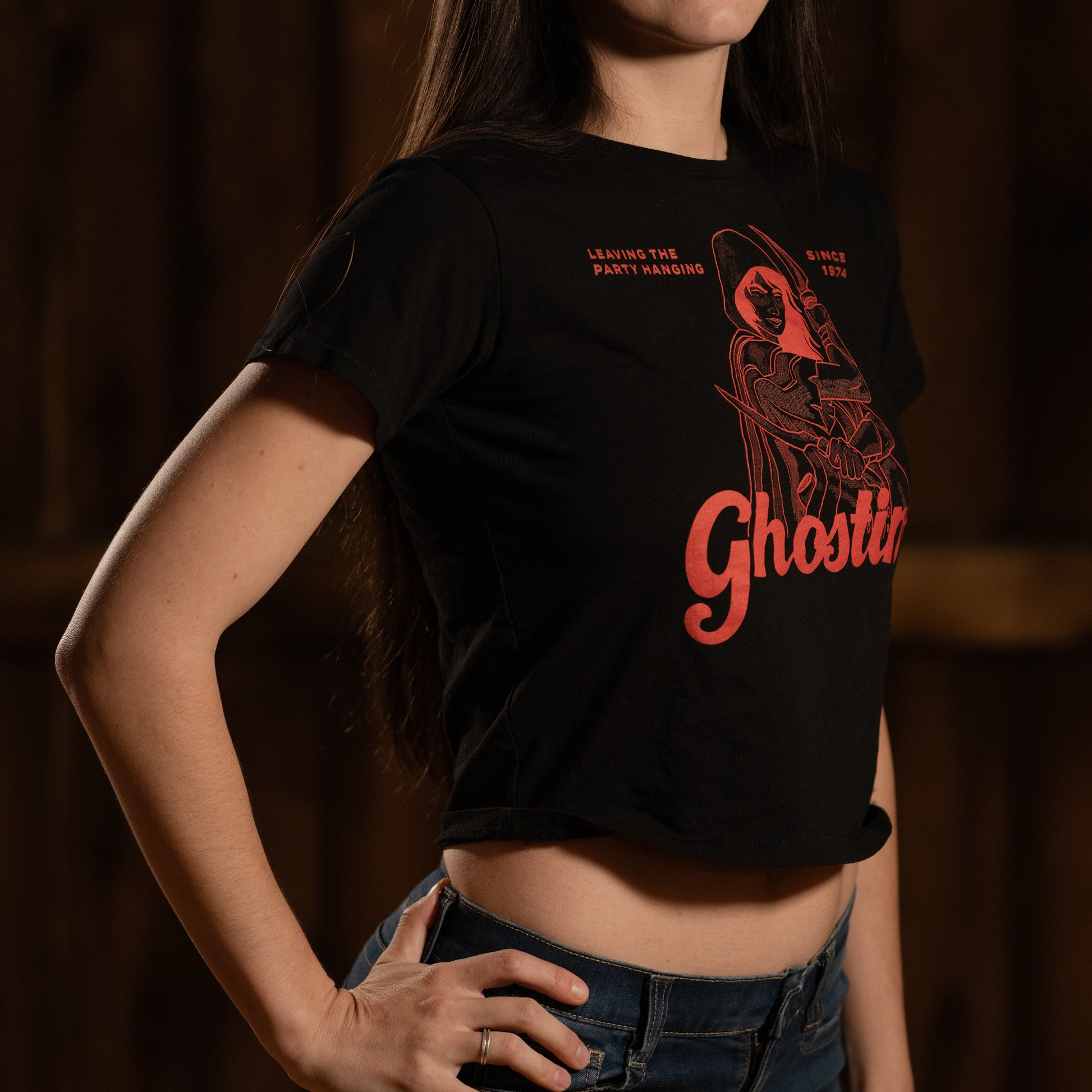 Dungeons & Dragons, Dungeons And Dragons, Female, Rogue Thief, D&D, 5E, High-waisted T-shirt, T-shirt, Black, Dungeon Master, Class, Ghostin', TTRPG, Pathfinder