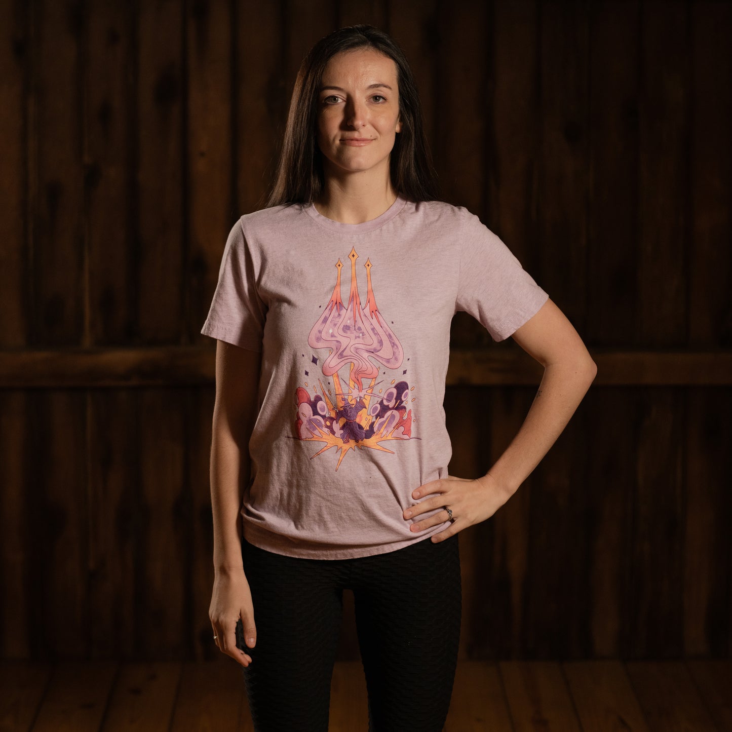 Dungeons & Dragons, Dungeons And Dragons, Magic Missile, D&D, 5E, T-shirt, Shirt, Heather Prism, Dungeon Master, Spell, Spell Series, Pathfinder, TTRPG, DND