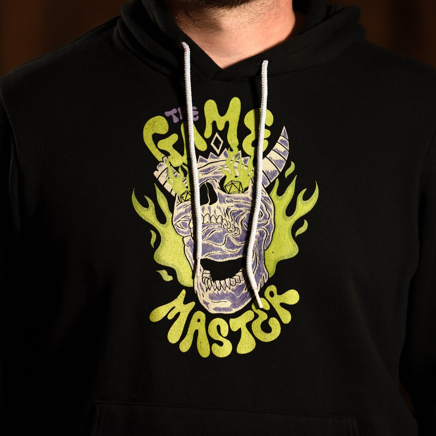 The "Inked GM" Flaming Skull hoodie