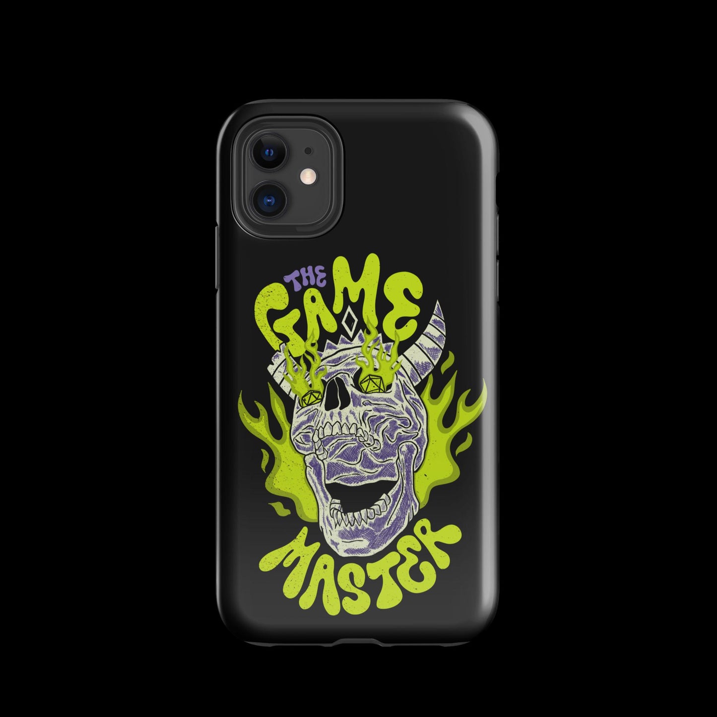 The "Inked GM" Flaming Skull Tough case for iPhone®