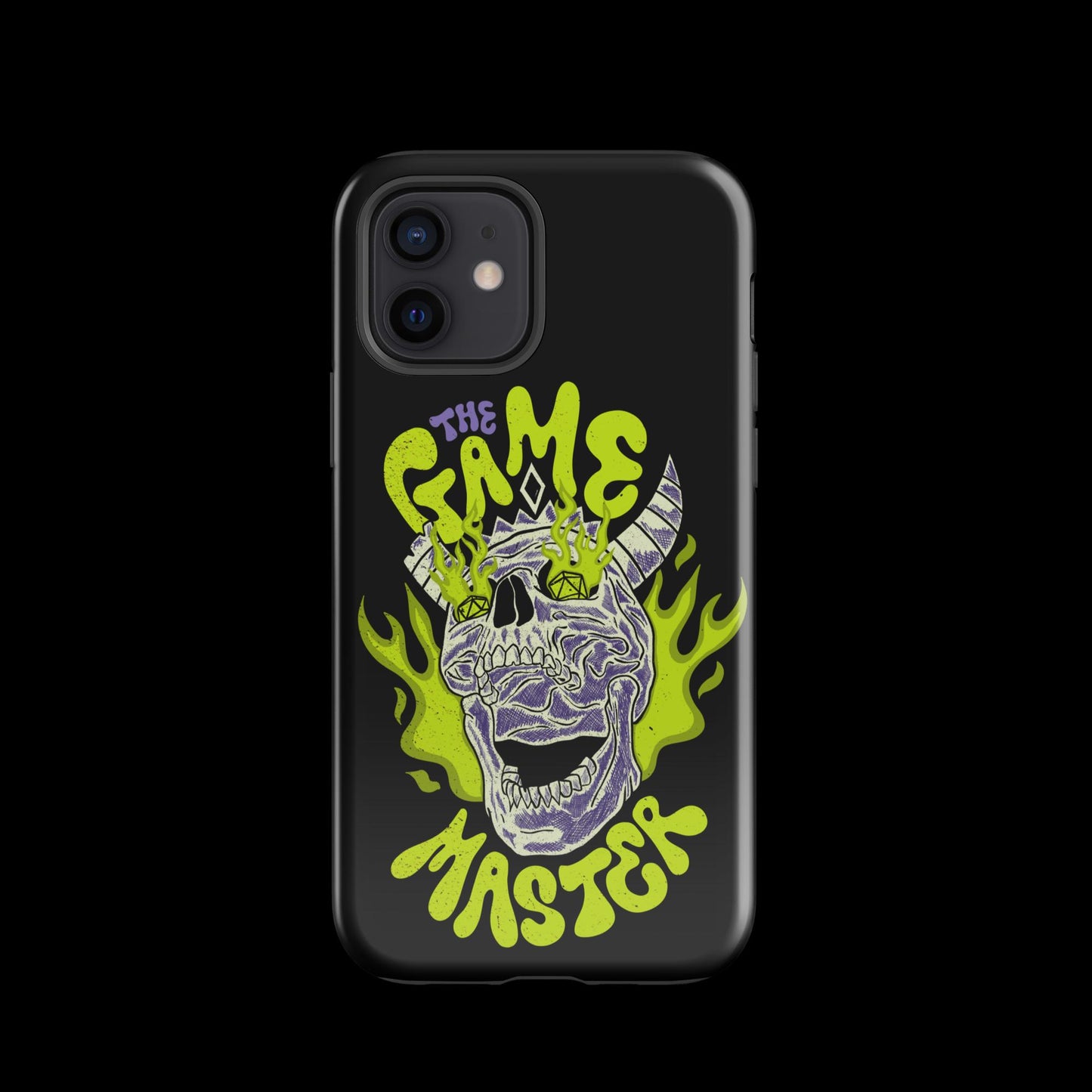 The "Inked GM" Flaming Skull Tough case for iPhone®