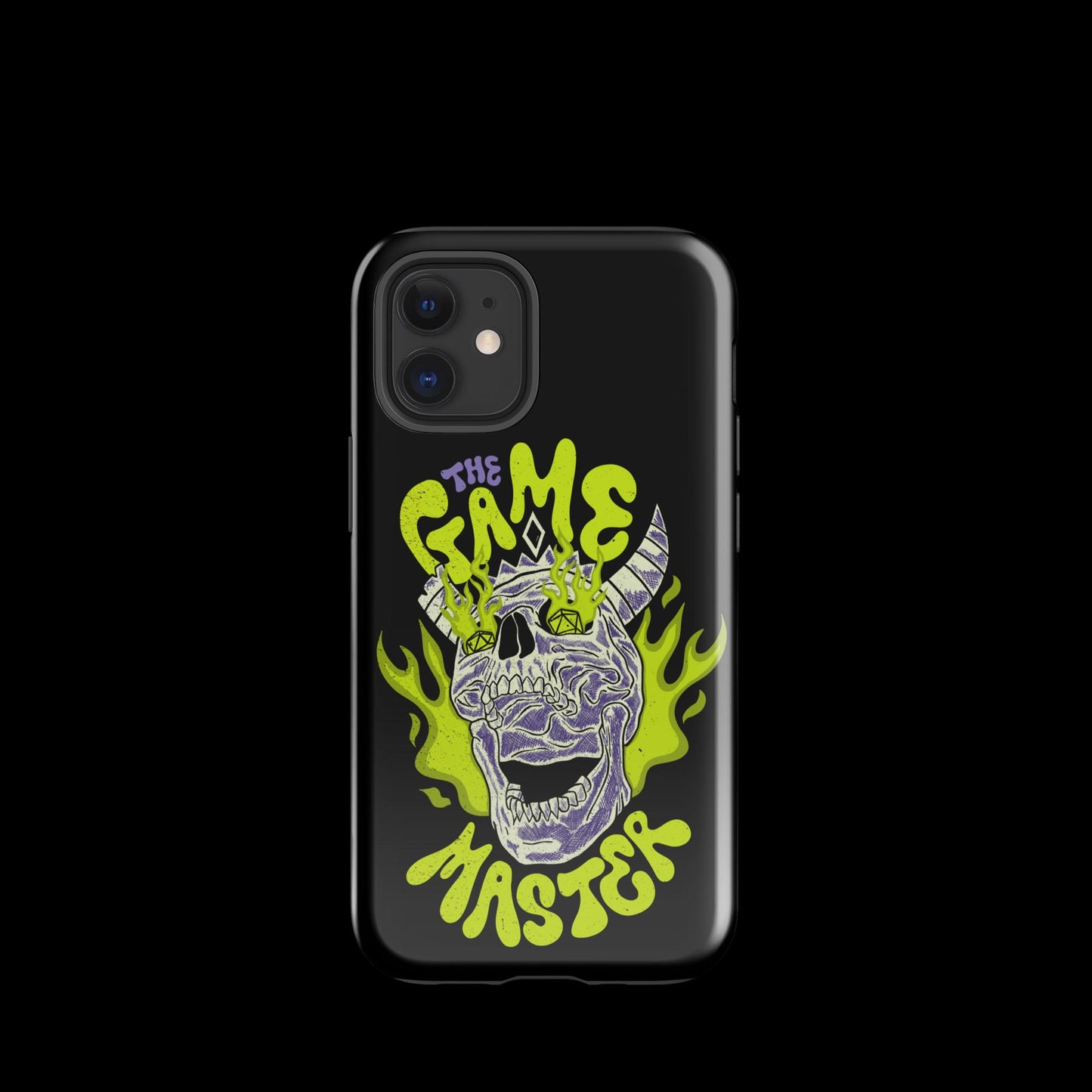 The "Inked GM" Flaming Skull Tough case for iPhone®