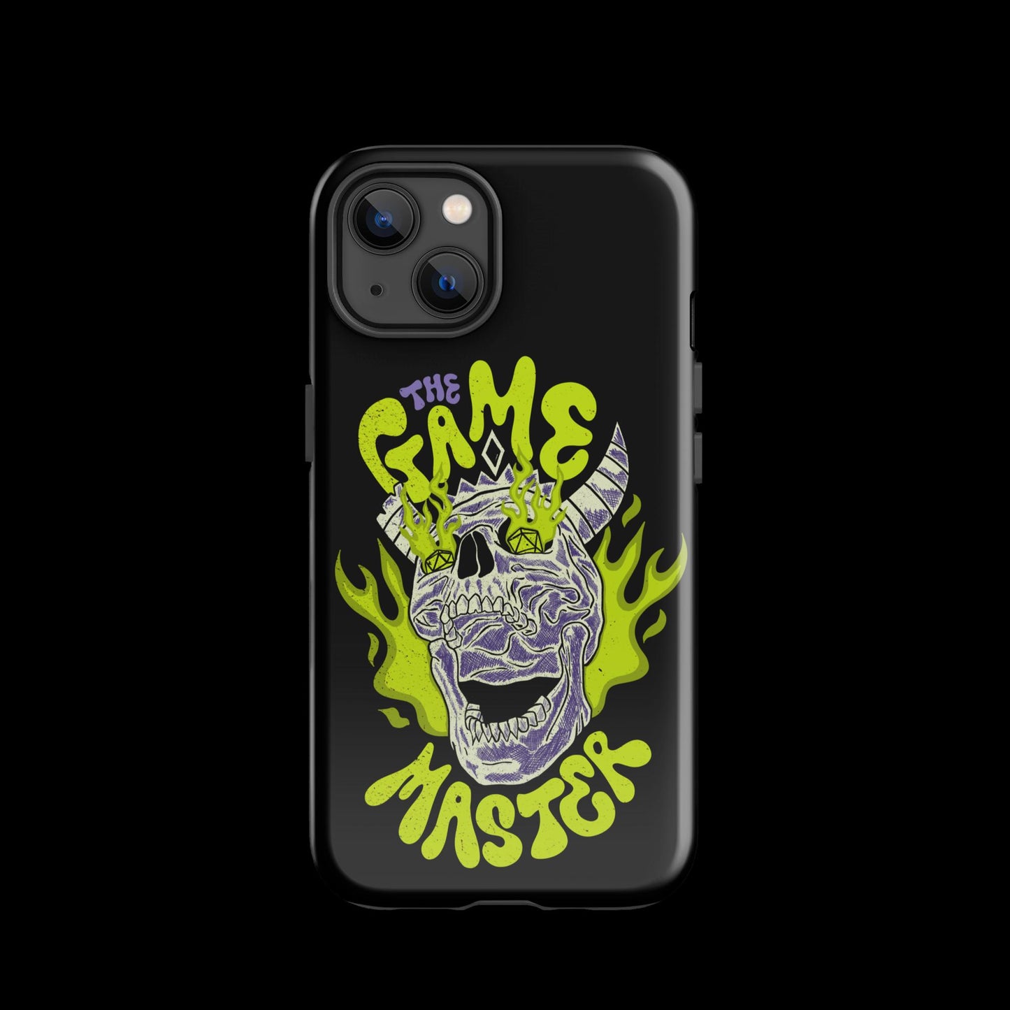 The "Inked GM" Flaming Skull Tough case for iPhone®