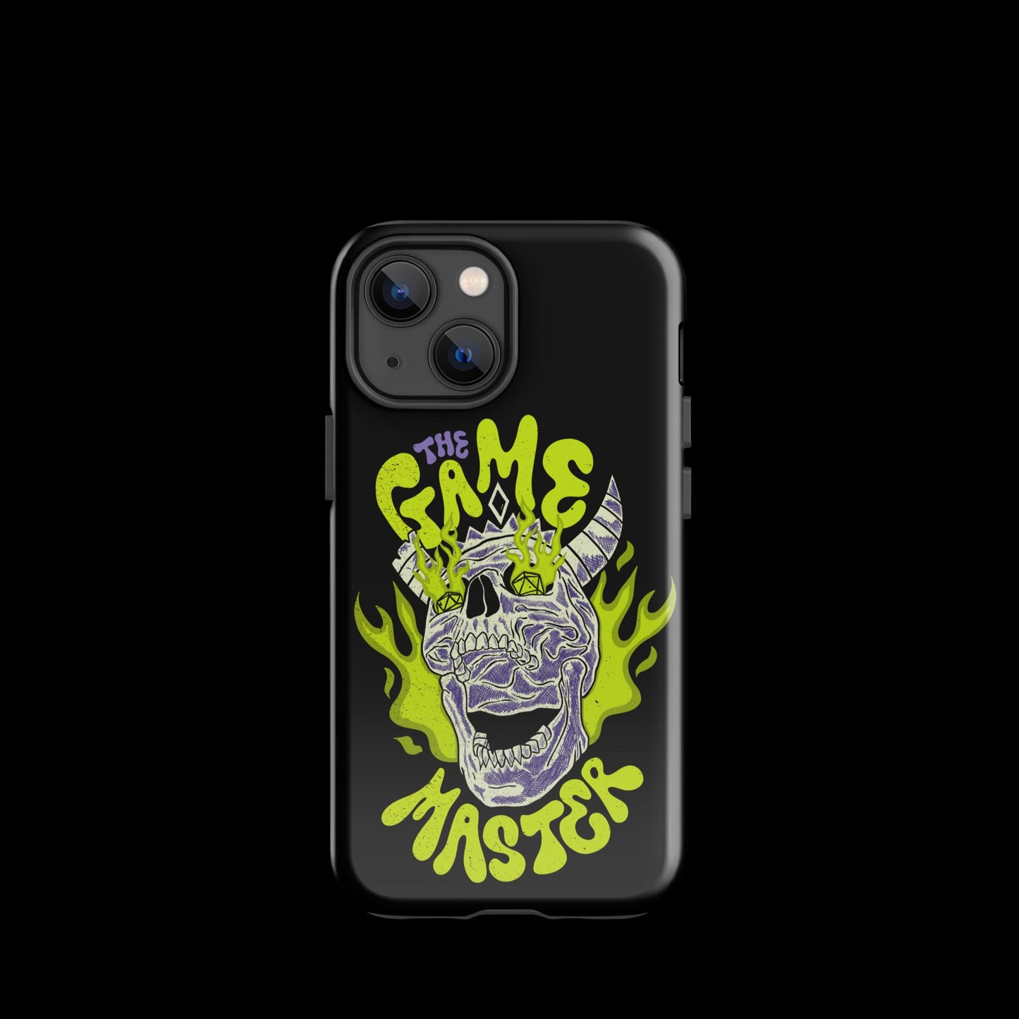 The "Inked GM" Flaming Skull Tough case for iPhone®