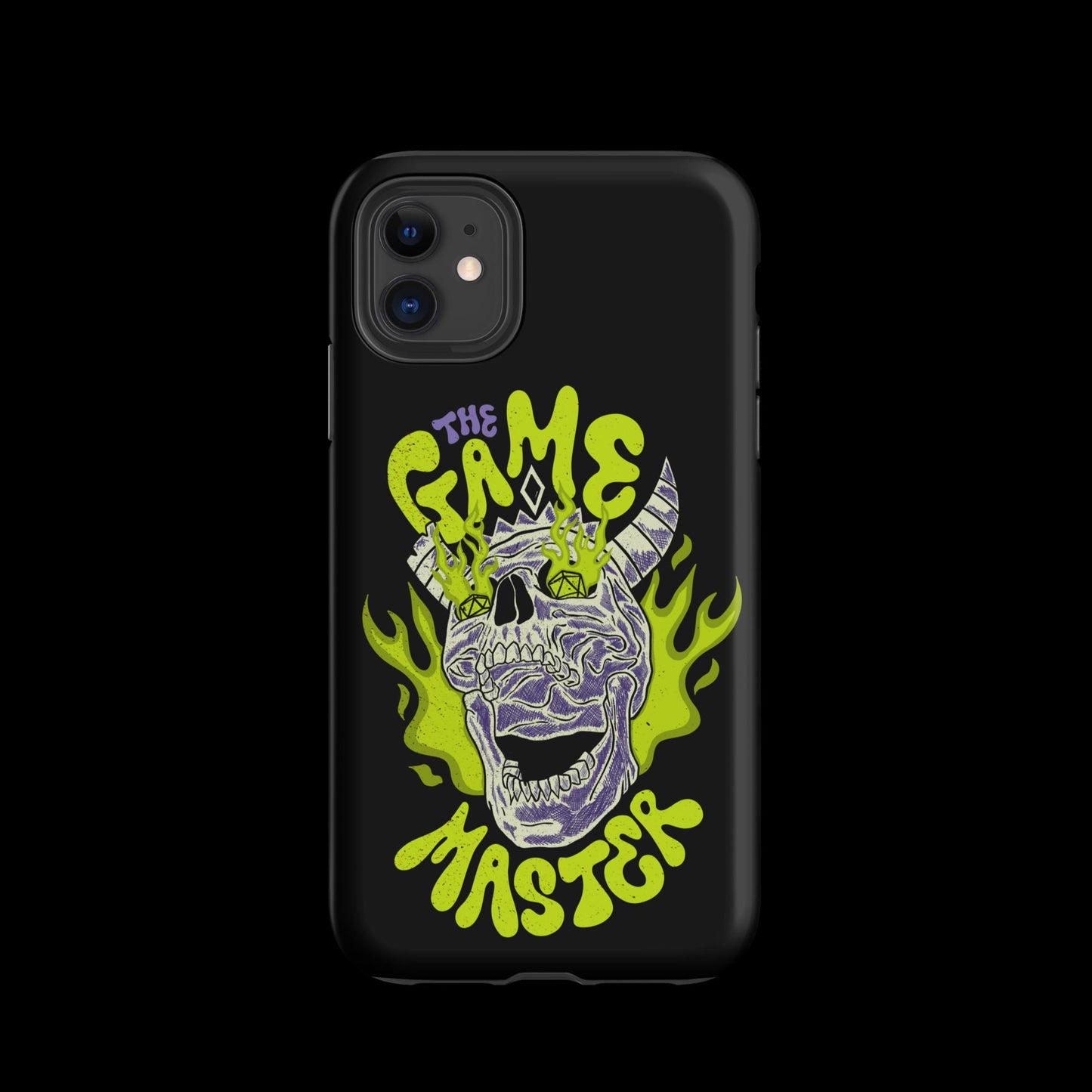 The "Inked GM" Flaming Skull Tough case for iPhone®