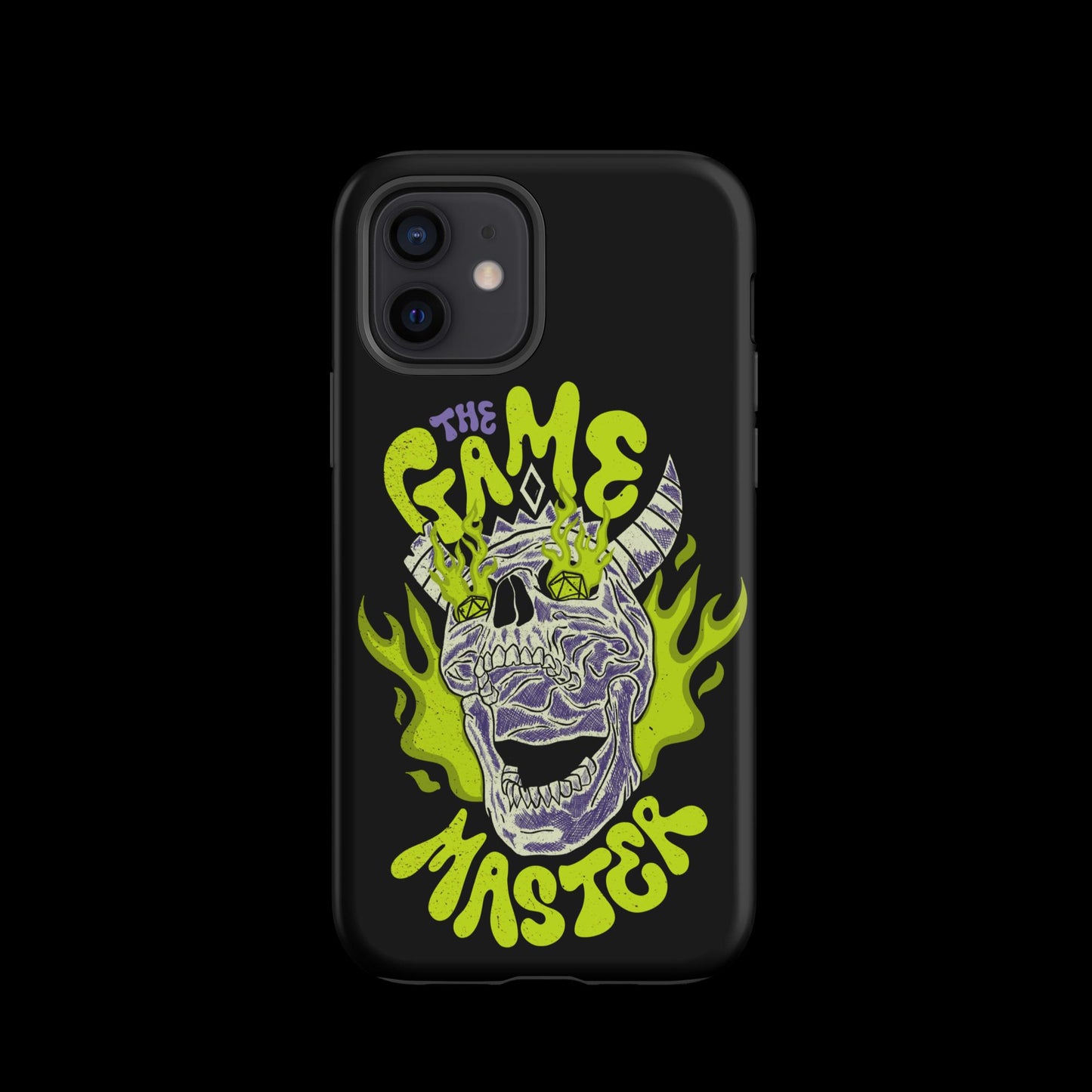 The "Inked GM" Flaming Skull Tough case for iPhone®