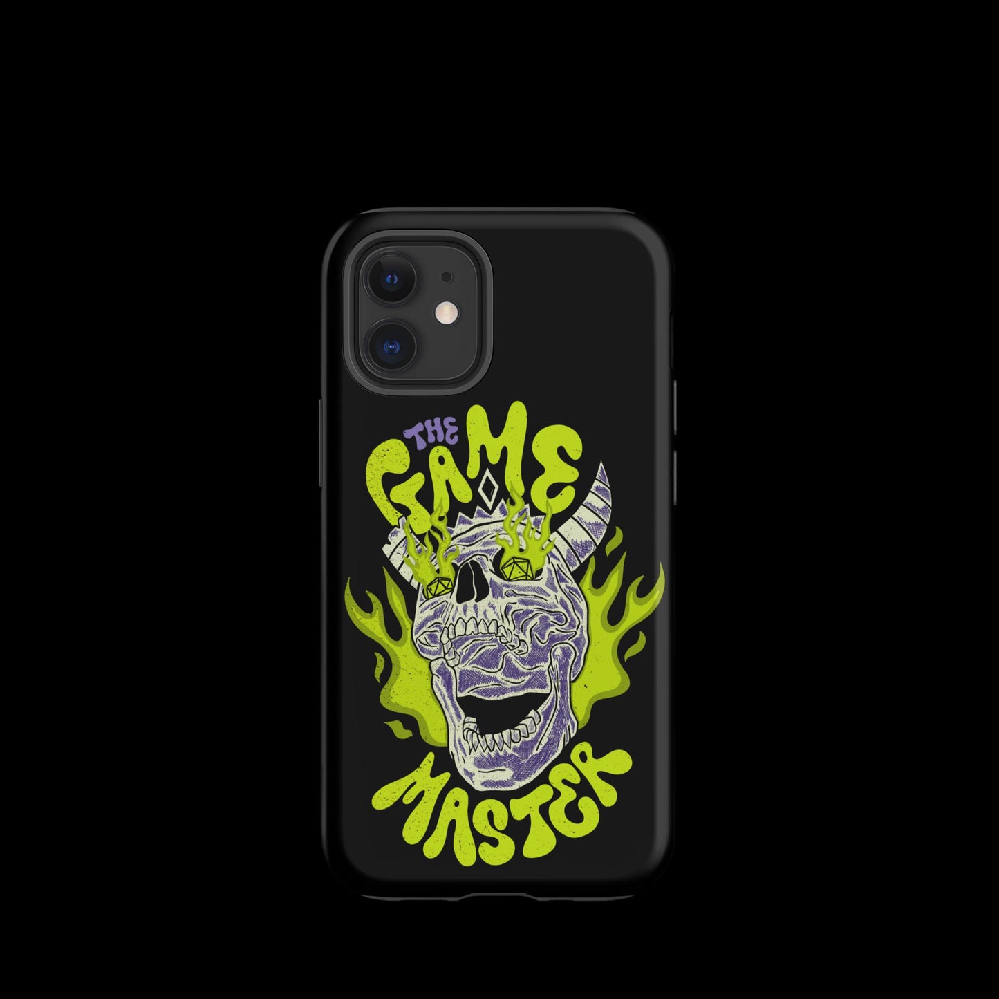 The "Inked GM" Flaming Skull Tough case for iPhone®