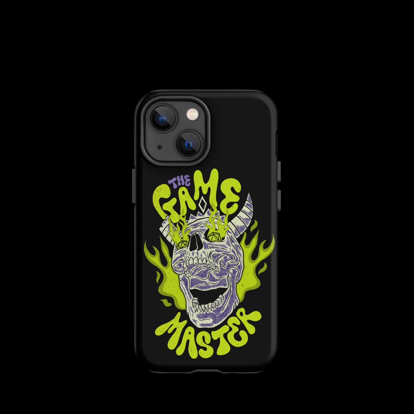 The "Inked GM" Flaming Skull Tough case for iPhone®