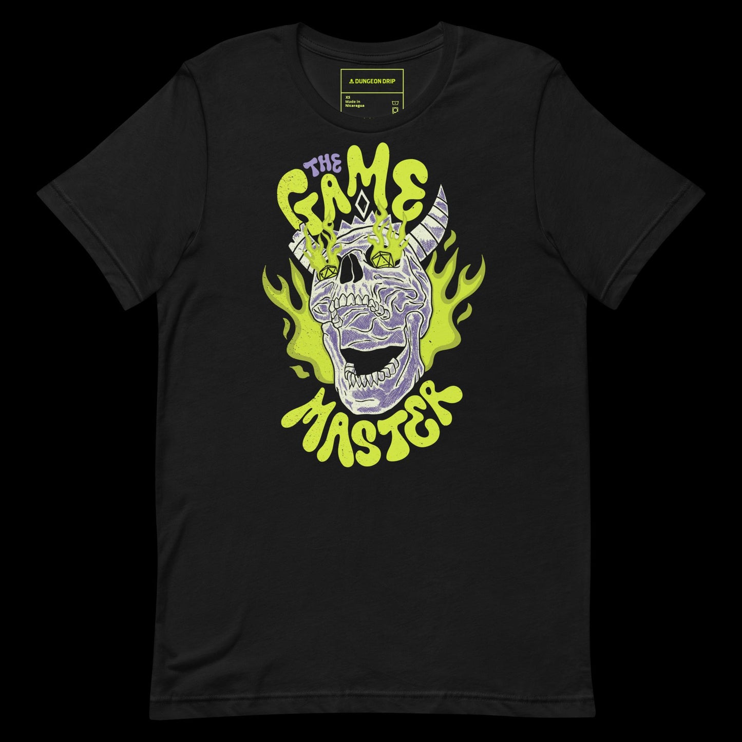 The "Inked GM" Flaming Skull Unisex t-shirt