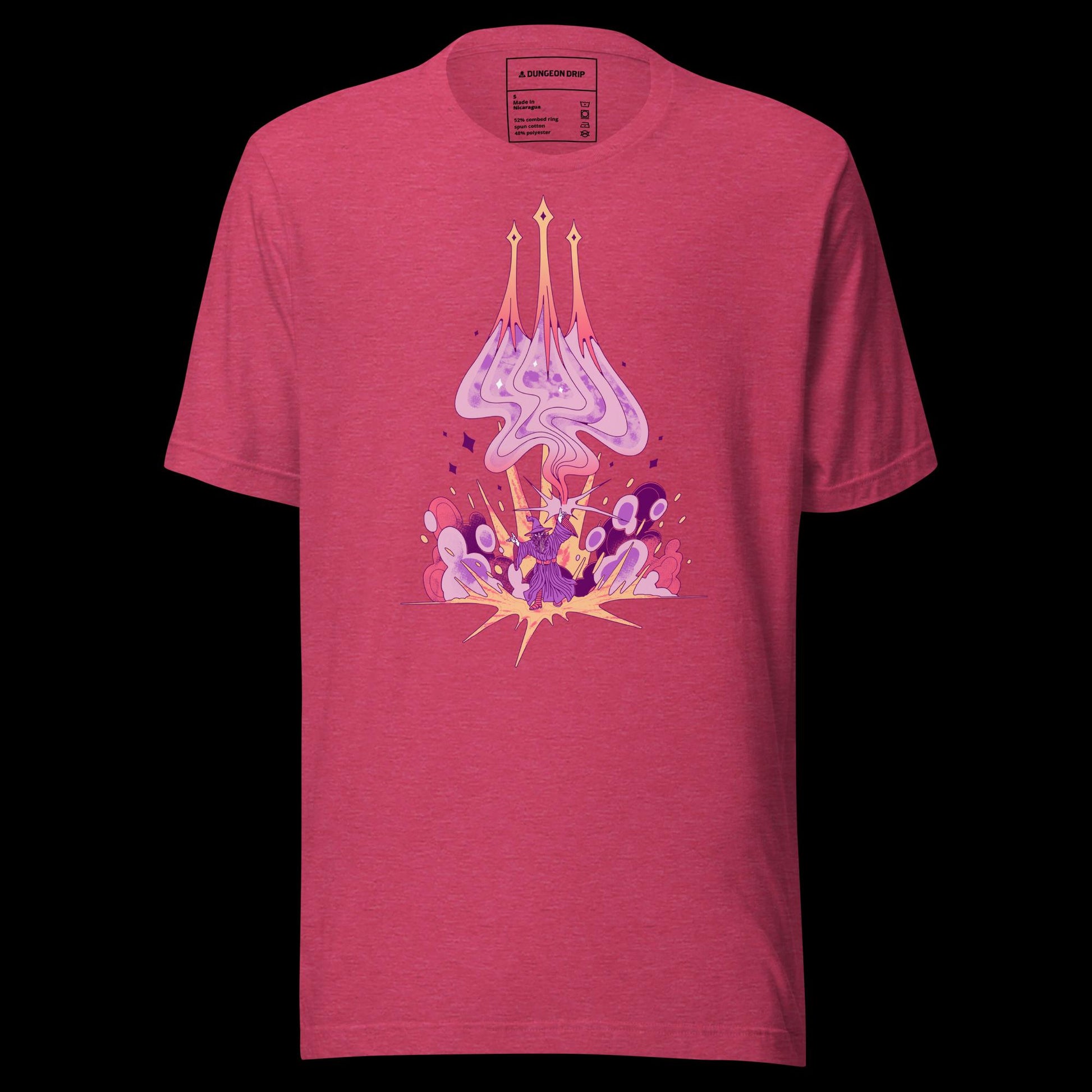 Dungeons & Dragons, Dungeons And Dragons, Magic Missile, D&D, 5E, T-shirt, Raspberry, Dungeon Master, Spell