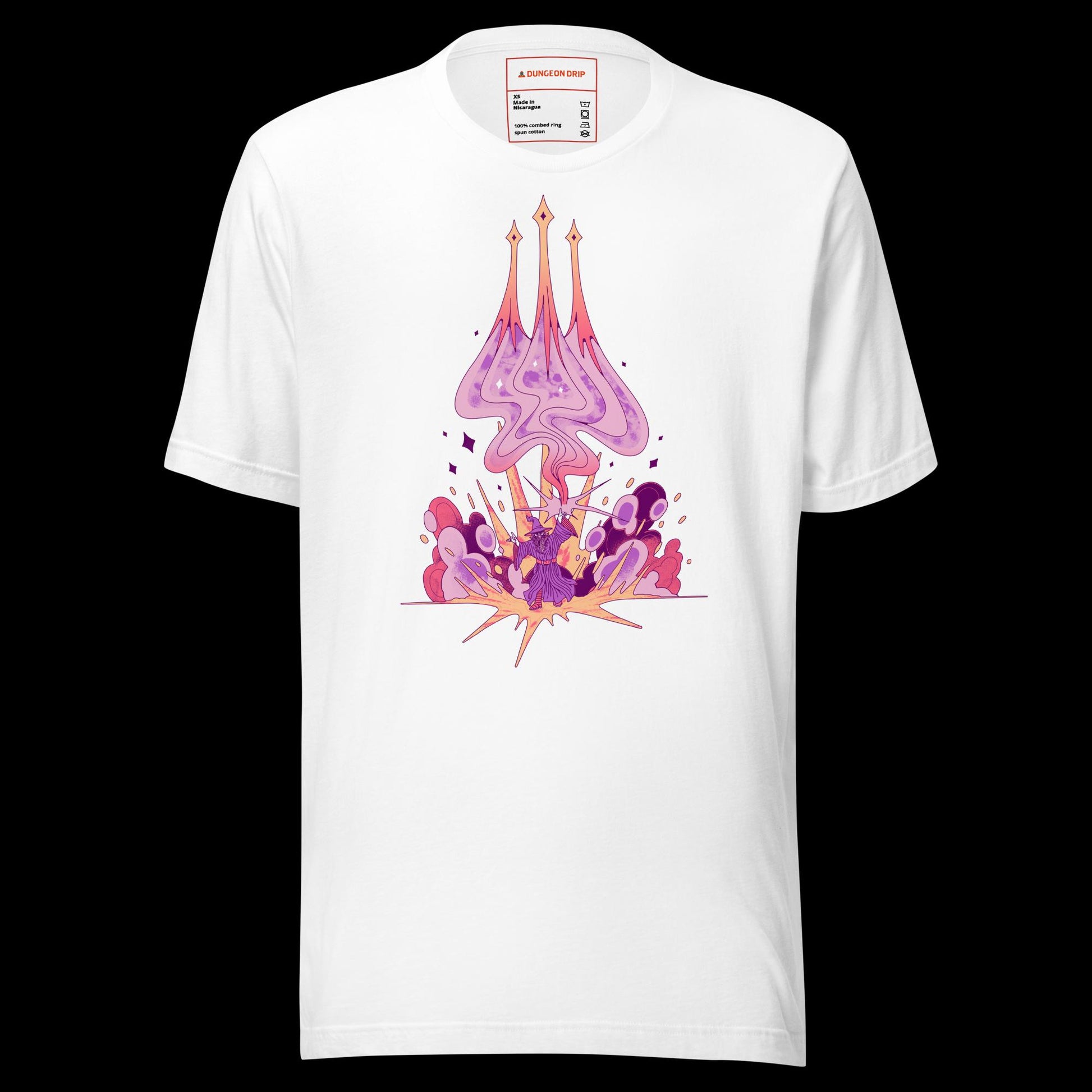 Dungeons & Dragons, Dungeons And Dragons, Magic Missile, D&D, 5E, T-shirt, White, Dungeon Master, Spell