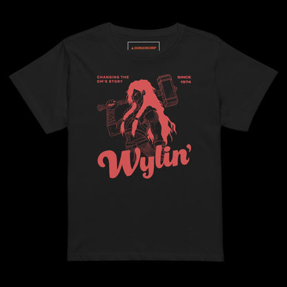 Dungeons & Dragons, Dungeons And Dragons, Female Barbarian, D&D, High-waisted T-shirt, 5E T-Shirt, Black, Dungeon Master, Wylin', Pathfinder, TTRPG